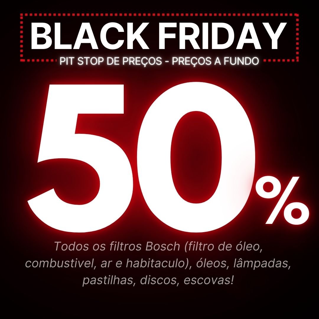 LD Auto black friday 50% desconto filtros bosch